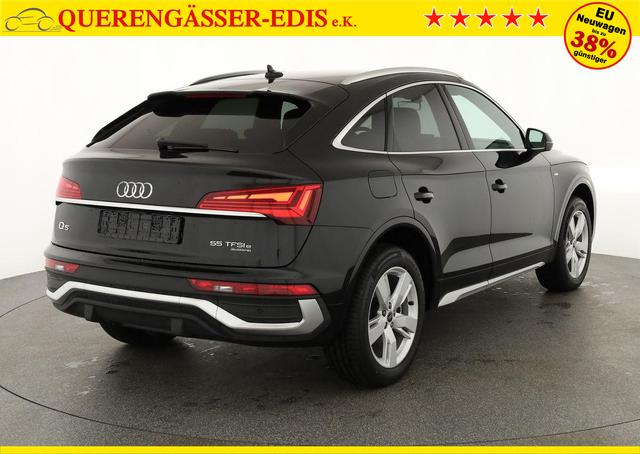 Audi Q5 Sportback 55 TFSI e quattro S line TFSIe S-LINE, AHK, 19-Zoll, Teilleder 