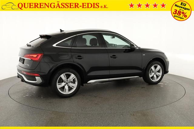 Audi Q5 Sportback 55 TFSI e quattro S line TFSIe S-LINE, AHK, 19-Zoll, Teilleder 