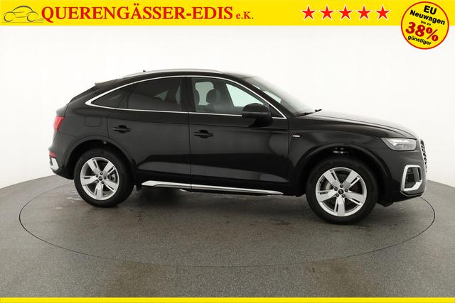 Audi Q5 Sportback 55 TFSI e quattro S line TFSIe S-LINE, AHK, 19-Zoll, Teilleder 