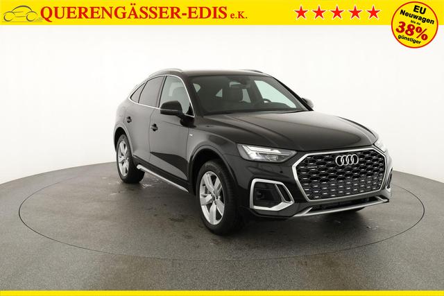 Audi Q5 Sportback 55 TFSI e quattro S line TFSIe S-LINE, AHK, 19-Zoll, Teilleder 