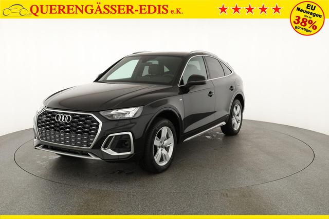 Audi Q5 Sportback 55 TFSI e quattro S line TFSIe S-LINE, AHK, 19-Zoll, Teilleder 
