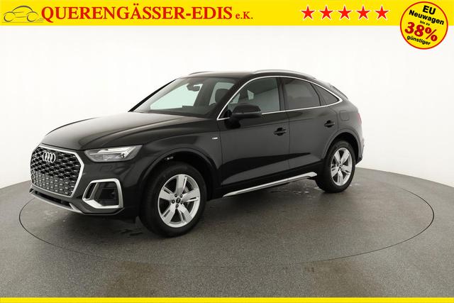 Audi Q5 Sportback 55 TFSI e quattro S line TFSIe S-LINE, AHK, 19-Zoll, Teilleder 