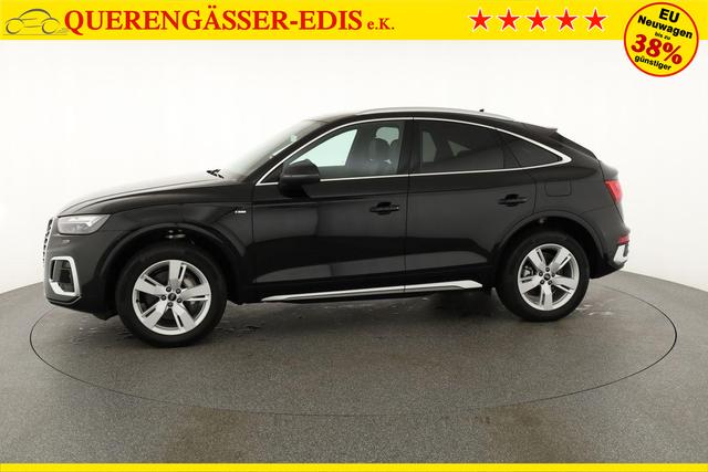 Audi Q5 Sportback 55 TFSI e quattro S line TFSIe S-LINE, AHK, 19-Zoll, Teilleder 