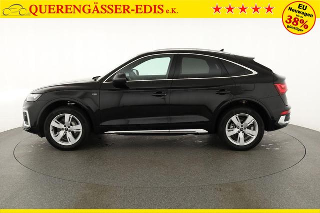 Audi Q5 Sportback 55 TFSI e quattro S line TFSIe S-LINE, AHK, 19-Zoll, Teilleder 