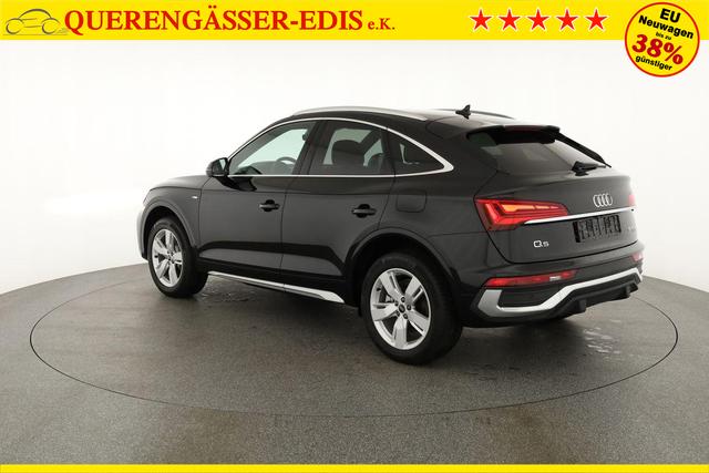 Audi Q5 Sportback 55 TFSI e quattro S line TFSIe S-LINE, AHK, 19-Zoll, Teilleder 