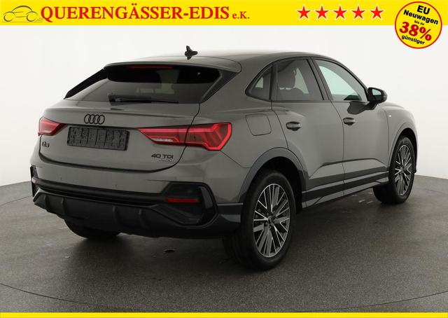 Audi Q3 Sportback 40 TDI quattro S line qu S-LINE, AHK, 19-Zoll, Optik schwarz, Navi, Kamera, el. Klappe 