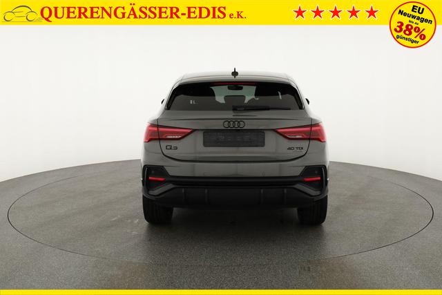 Audi Q3 Sportback 40 TDI quattro S line qu S-LINE, AHK, 19-Zoll, Optik schwarz, Navi, Kamera, el. Klappe 