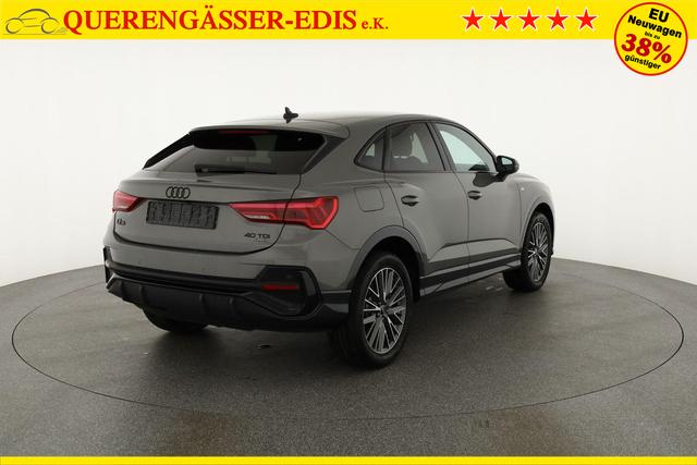 Audi Q3 Sportback 40 TDI quattro S line qu S-LINE, AHK, 19-Zoll, Optik schwarz, Navi, Kamera, el. Klappe 