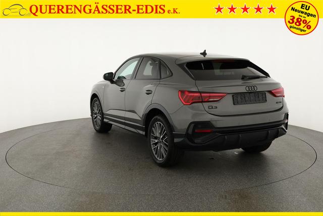 Audi Q3 Sportback 40 TDI quattro S line qu S-LINE, AHK, 19-Zoll, Optik schwarz, Navi, Kamera, el. Klappe 