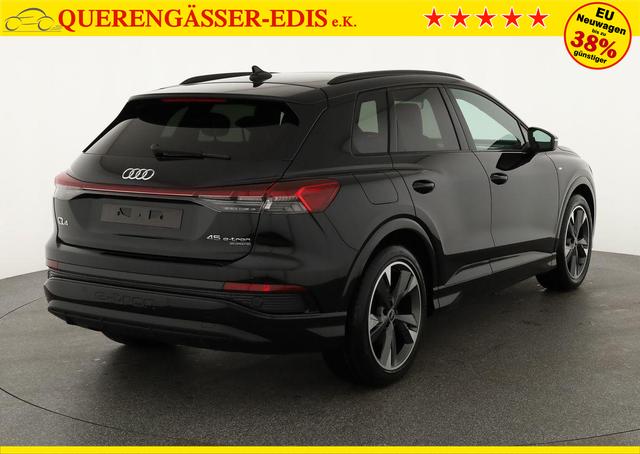Audi Q4 e-tron 45 basis quattro S-LINE, Pano, AHK, 20-Zoll, Matrix, Optikpaket schwarz 