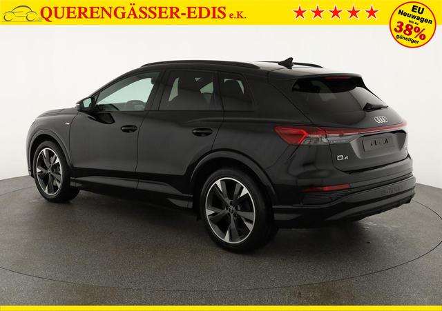 Audi Q4 e-tron 45 basis quattro S-LINE, Pano, AHK, 20-Zoll, Matrix, Optikpaket schwarz 