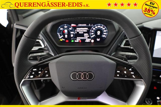Audi Q4 e-tron 45 basis quattro S-LINE, Pano, AHK, 20-Zoll, Matrix, Optikpaket schwarz 