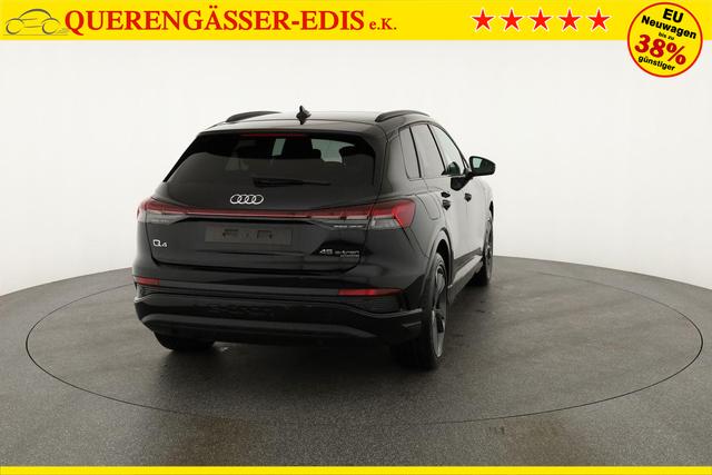 Audi Q4 e-tron 45 basis quattro S-LINE, Pano, AHK, 20-Zoll, Matrix, Optikpaket schwarz 