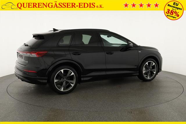 Audi Q4 e-tron 45 basis quattro S-LINE, Pano, AHK, 20-Zoll, Matrix, Optikpaket schwarz 