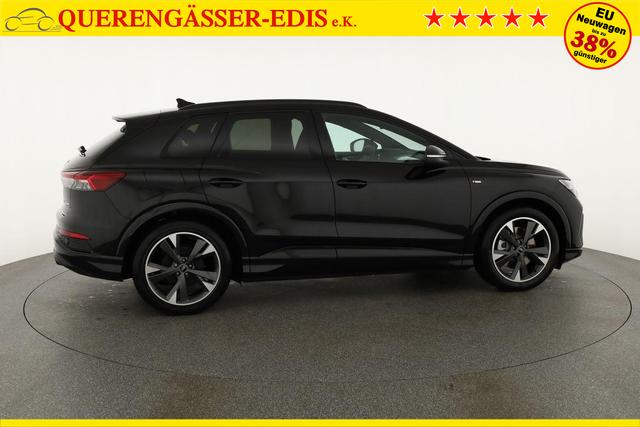 Audi Q4 e-tron 45 basis quattro S-LINE, Pano, AHK, 20-Zoll, Matrix, Optikpaket schwarz 