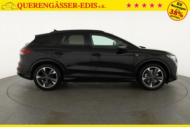 Audi Q4 e-tron 45 basis quattro S-LINE, Pano, AHK, 20-Zoll, Matrix, Optikpaket schwarz 