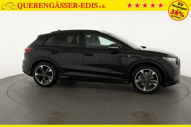 Audi Q4 e-tron 45 basis quattro S-LINE, Pano, AHK, 20-Zoll, Matrix, Optikpaket schwarz 