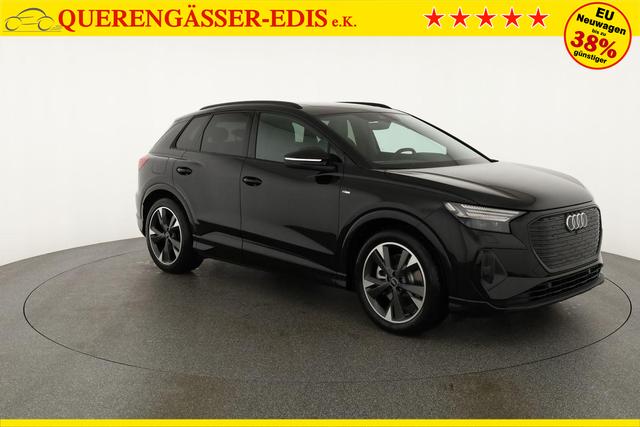 Audi Q4 e-tron 45 basis quattro S-LINE, Pano, AHK, 20-Zoll, Matrix, Optikpaket schwarz 
