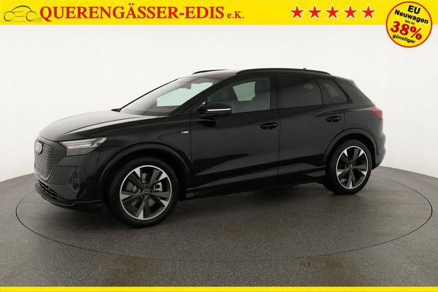 Audi Q4 e-tron 45 basis quattro S-LINE, Pano, AHK, 20-Zoll, Matrix, Optikpaket schwarz 