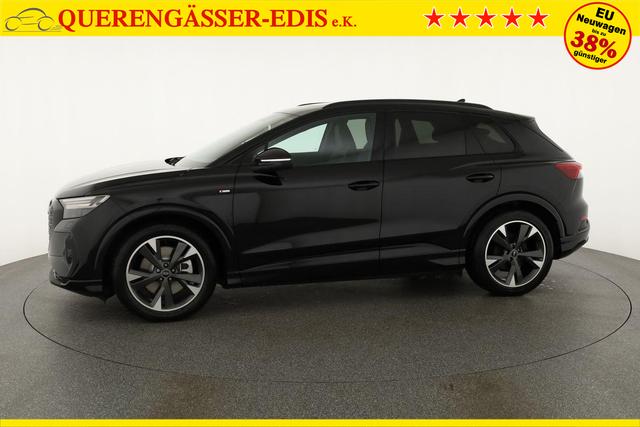 Audi Q4 e-tron 45 basis quattro S-LINE, Pano, AHK, 20-Zoll, Matrix, Optikpaket schwarz 
