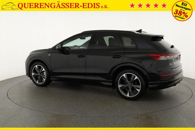 Audi Q4 e-tron 45 basis quattro S-LINE, Pano, AHK, 20-Zoll, Matrix, Optikpaket schwarz 