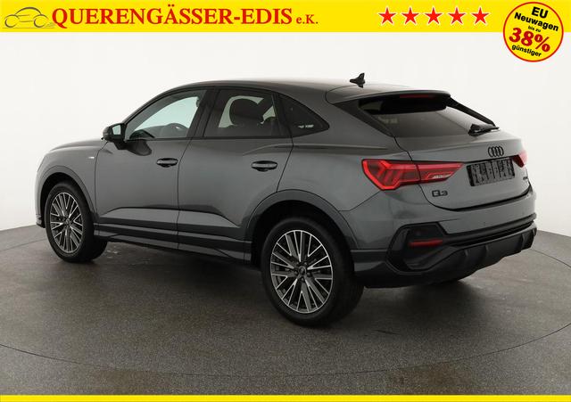 Audi Q3 Sportback 40 TDI quattro S line qu S-LINE, AHK, 19-Zoll, Optik schwarz, Navi, Kamera, el. Klappe, 4-J. Garantie 