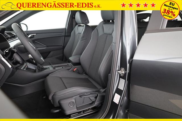 Audi Q3 Sportback 40 TDI quattro S line qu S-LINE, AHK, 19-Zoll, Optik schwarz, Navi, Kamera, el. Klappe, 4-J. Garantie 