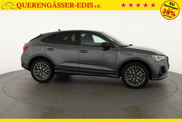Audi Q3 Sportback 40 TDI quattro S line qu S-LINE, AHK, 19-Zoll, Optik schwarz, Navi, Kamera, el. Klappe, 4-J. Garantie 