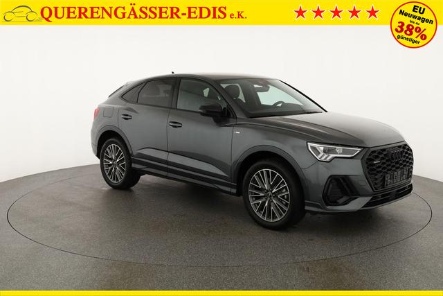 Audi Q3 Sportback 40 TDI quattro S line qu S-LINE, AHK, 19-Zoll, Optik schwarz, Navi, Kamera, el. Klappe, 4-J. Garantie 