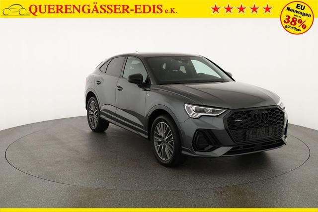 Audi Q3 Sportback 40 TDI quattro S line qu S-LINE, AHK, 19-Zoll, Optik schwarz, Navi, Kamera, el. Klappe, 4-J. Garantie 