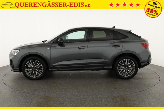 Audi Q3 Sportback 40 TDI quattro S line qu S-LINE, AHK, 19-Zoll, Optik schwarz, Navi, Kamera, el. Klappe, 4-J. Garantie 