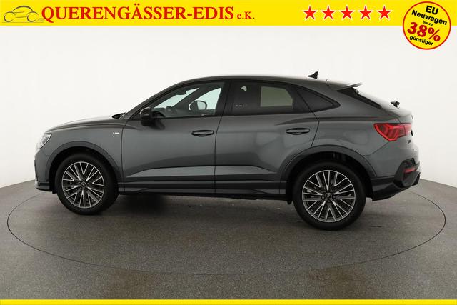 Audi Q3 Sportback 40 TDI quattro S line qu S-LINE, AHK, 19-Zoll, Optik schwarz, Navi, Kamera, el. Klappe, 4-J. Garantie 