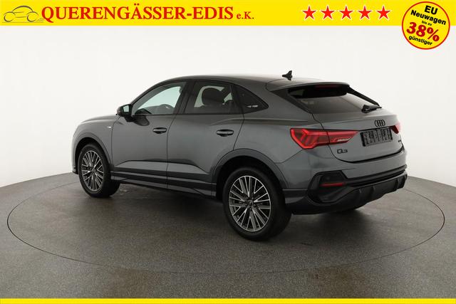 Audi Q3 Sportback 40 TDI quattro S line qu S-LINE, AHK, 19-Zoll, Optik schwarz, Navi, Kamera, el. Klappe, 4-J. Garantie 