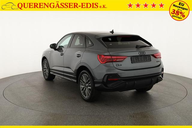 Audi Q3 Sportback 40 TDI quattro S line qu S-LINE, AHK, 19-Zoll, Optik schwarz, Navi, Kamera, el. Klappe, 4-J. Garantie 