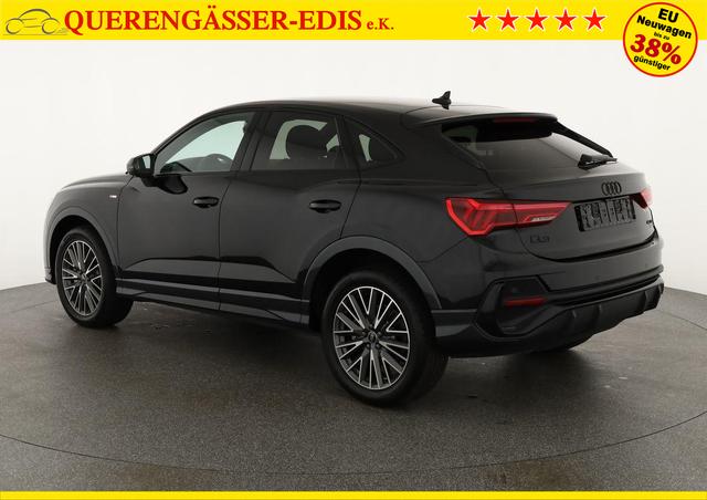 Audi Q3 Sportback 40 TDI quattro S line qu S-LINE, AHK, 19-Zoll, Optik schwarz, Navi, Kamera, el. Klappe, 4-J. Garantie 