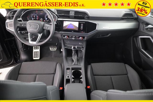 Audi Q3 Sportback 40 TDI quattro S line qu S-LINE, AHK, 19-Zoll, Optik schwarz, Navi, Kamera, el. Klappe, 4-J. Garantie 