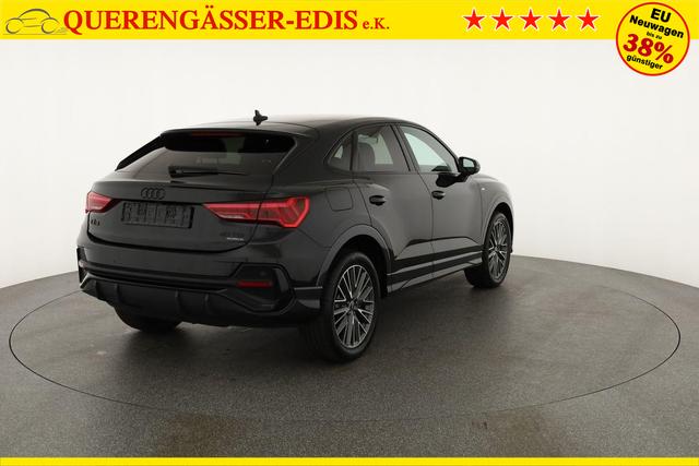 Audi Q3 Sportback 40 TDI quattro S line qu S-LINE, AHK, 19-Zoll, Optik schwarz, Navi, Kamera, el. Klappe, 4-J. Garantie 