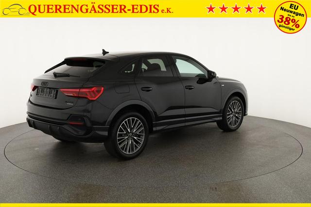 Audi Q3 Sportback 40 TDI quattro S line qu S-LINE, AHK, 19-Zoll, Optik schwarz, Navi, Kamera, el. Klappe, 4-J. Garantie 