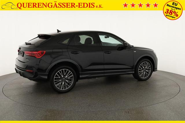Audi Q3 Sportback 40 TDI quattro S line qu S-LINE, AHK, 19-Zoll, Optik schwarz, Navi, Kamera, el. Klappe, 4-J. Garantie 