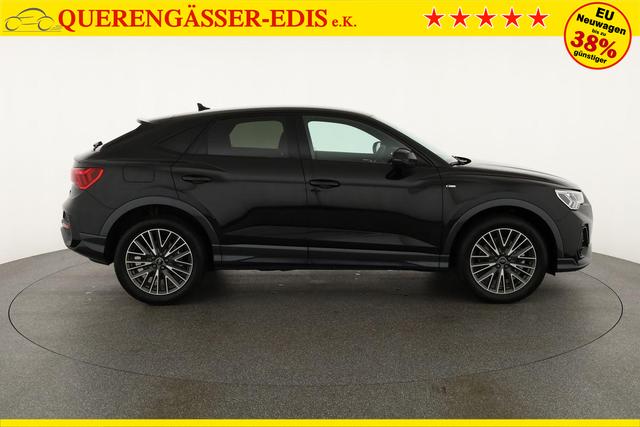 Audi Q3 Sportback 40 TDI quattro S line qu S-LINE, AHK, 19-Zoll, Optik schwarz, Navi, Kamera, el. Klappe, 4-J. Garantie 