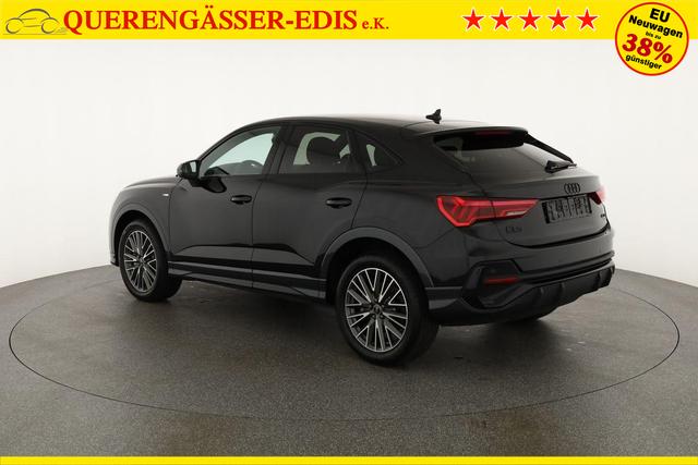 Audi Q3 Sportback 40 TDI quattro S line qu S-LINE, AHK, 19-Zoll, Optik schwarz, Navi, Kamera, el. Klappe, 4-J. Garantie 