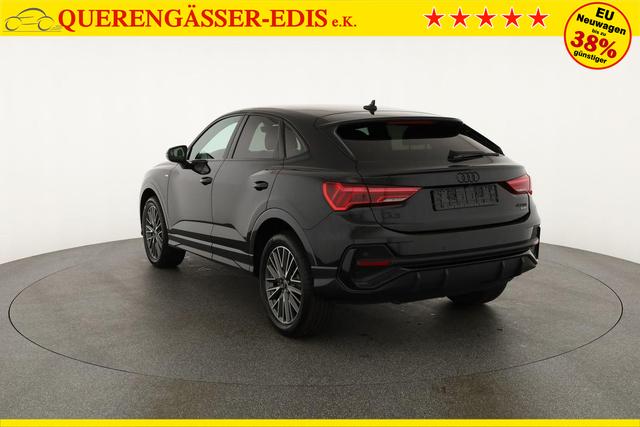 Audi Q3 Sportback 40 TDI quattro S line qu S-LINE, AHK, 19-Zoll, Optik schwarz, Navi, Kamera, el. Klappe, 4-J. Garantie 