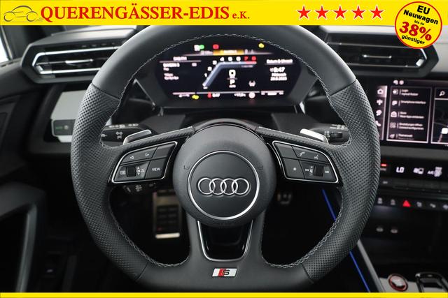 Audi S3 2.0 TFSI quattro Sportback quattro, 19-Zoll, Matrix, Optik schwarz, Kamera, el. Klappe, 4-J Garantie 