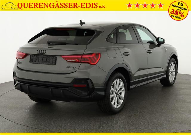 Audi Q3 Sportback 40 TDI quattro S line qu S-LINE, AHK, Optik schwarz, Navi, Kamera, el. Klappe, 4-J. Garantie 