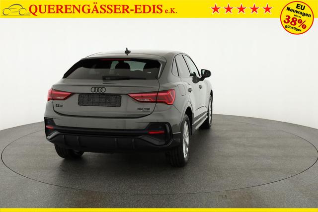 Audi Q3 Sportback 40 TDI quattro S line qu S-LINE, AHK, Optik schwarz, Navi, Kamera, el. Klappe, 4-J. Garantie 