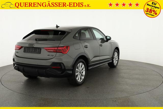 Audi Q3 Sportback 40 TDI quattro S line qu S-LINE, AHK, Optik schwarz, Navi, Kamera, el. Klappe, 4-J. Garantie 