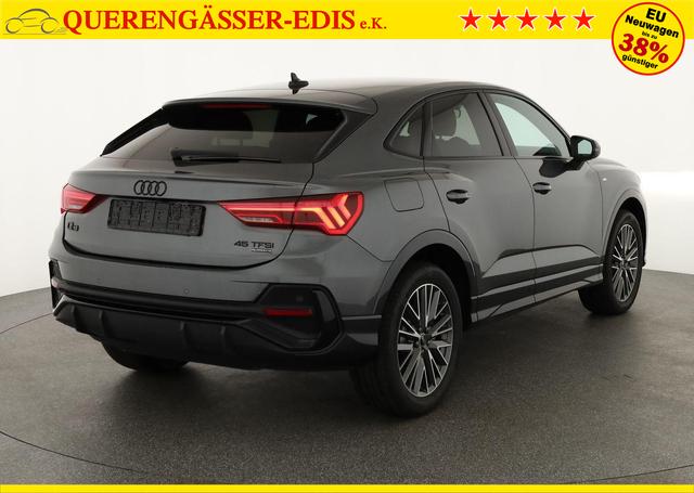 Audi Q3 Sportback 45 TFSI quattro S line qu S-LINE, AHK, 19-Zoll, Optik schwarz, Navi, Kamera, el. Klappe 