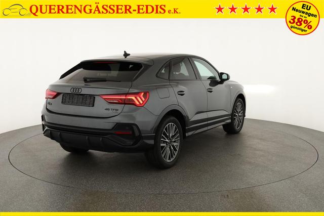Audi Q3 Sportback 45 TFSI quattro S line qu S-LINE, AHK, 19-Zoll, Optik schwarz, Navi, Kamera, el. Klappe 
