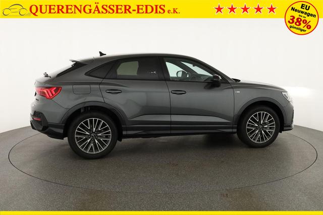 Audi Q3 Sportback 45 TFSI quattro S line qu S-LINE, AHK, 19-Zoll, Optik schwarz, Navi, Kamera, el. Klappe 