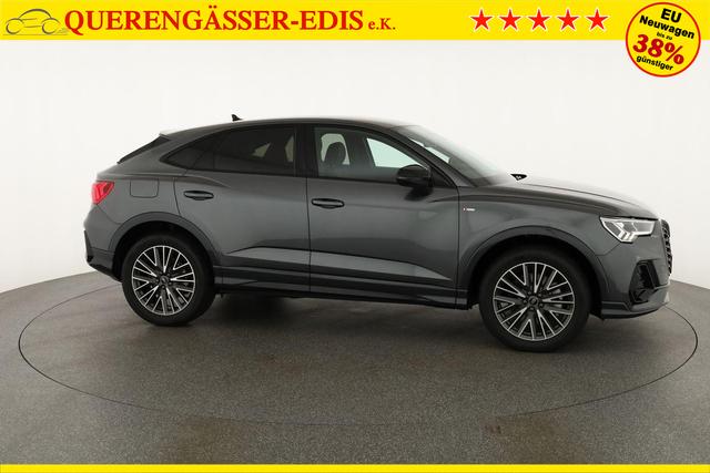 Audi Q3 Sportback 45 TFSI quattro S line qu S-LINE, AHK, 19-Zoll, Optik schwarz, Navi, Kamera, el. Klappe 